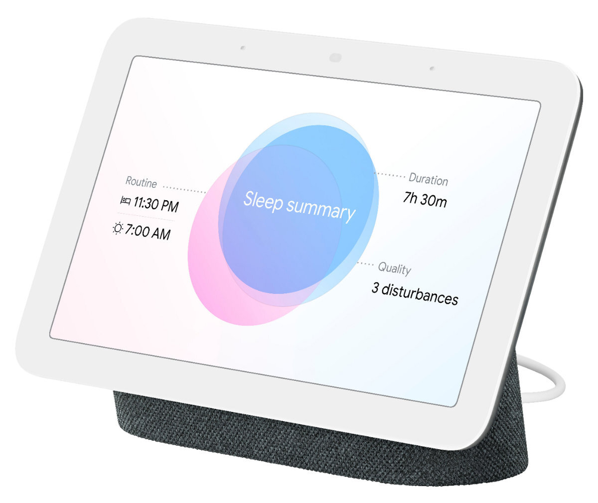 Inteligentny głośnik GOOGLE NEST Hub with Google Assistant (2nd Gen) Szary (Charcoal)