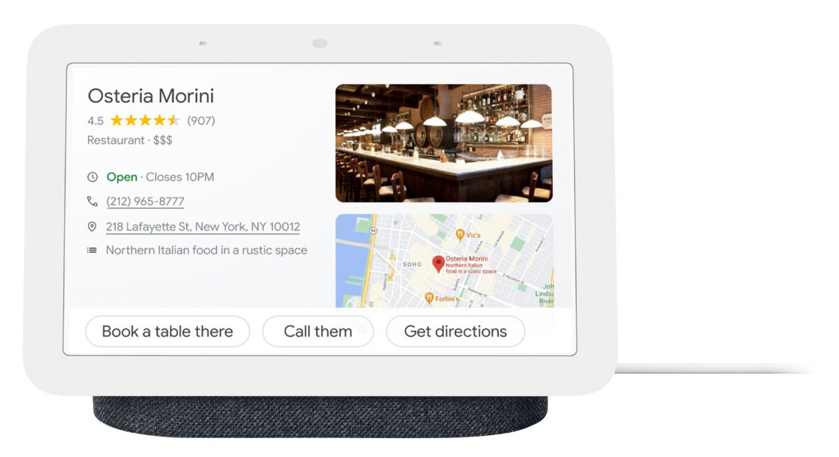 Inteligentny głośnik GOOGLE NEST Hub with Google Assistant (2nd Gen) Szary (Charcoal)