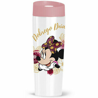 Kubek termiczny DISNEY Minnie Flowers White 400 ml