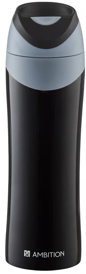 Kubek termiczny AMBITION Love ze stali nierdzewnej 450ml Czarny