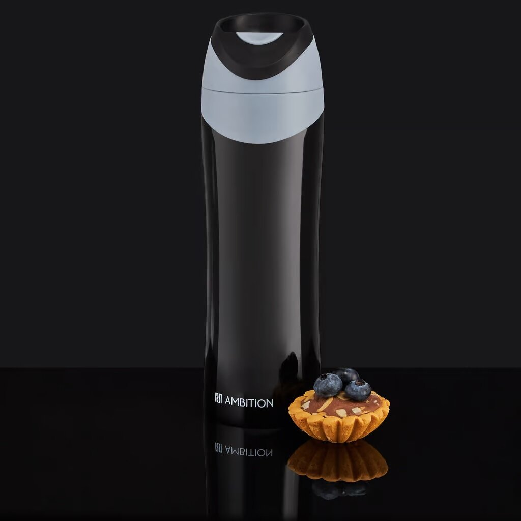 Kubek termiczny AMBITION Love ze stali nierdzewnej 450ml Czarny