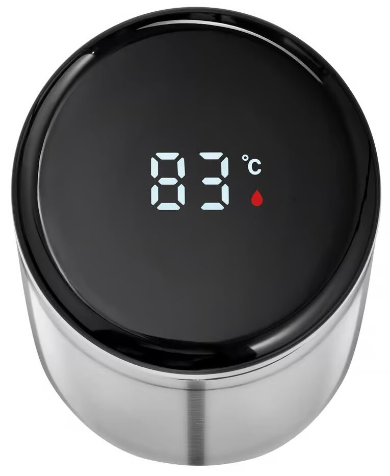 Butelka termiczna AMBITION Indi ze stali nierdzewnej 420ml Srebrny