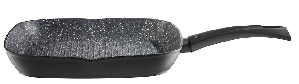 Patelnia grillowa AMBITION Qualum Basic Stone Edition 28 cm Antracyt