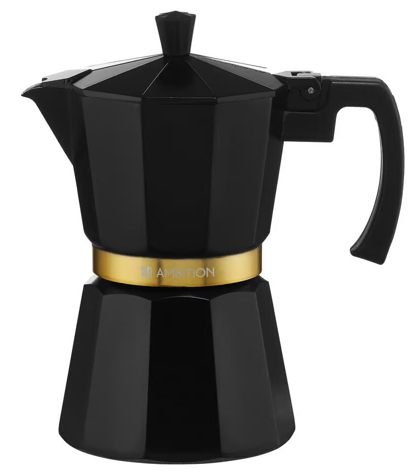 Kawiarka AMBITION 32726 Royal czarna 300 ml
