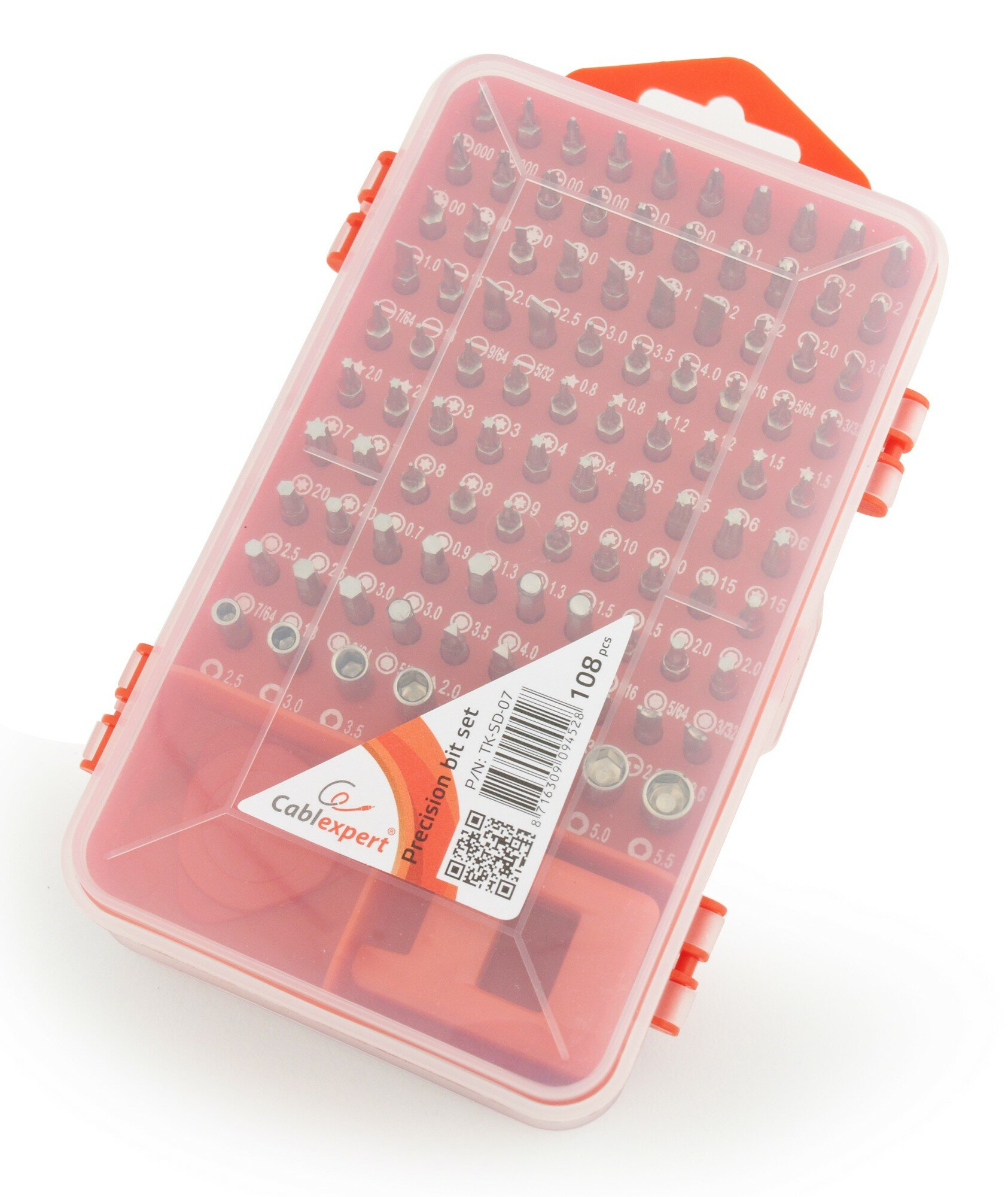 Zestaw 108 narzędzi precyzyjnych GEMBIRD TK-SD-07