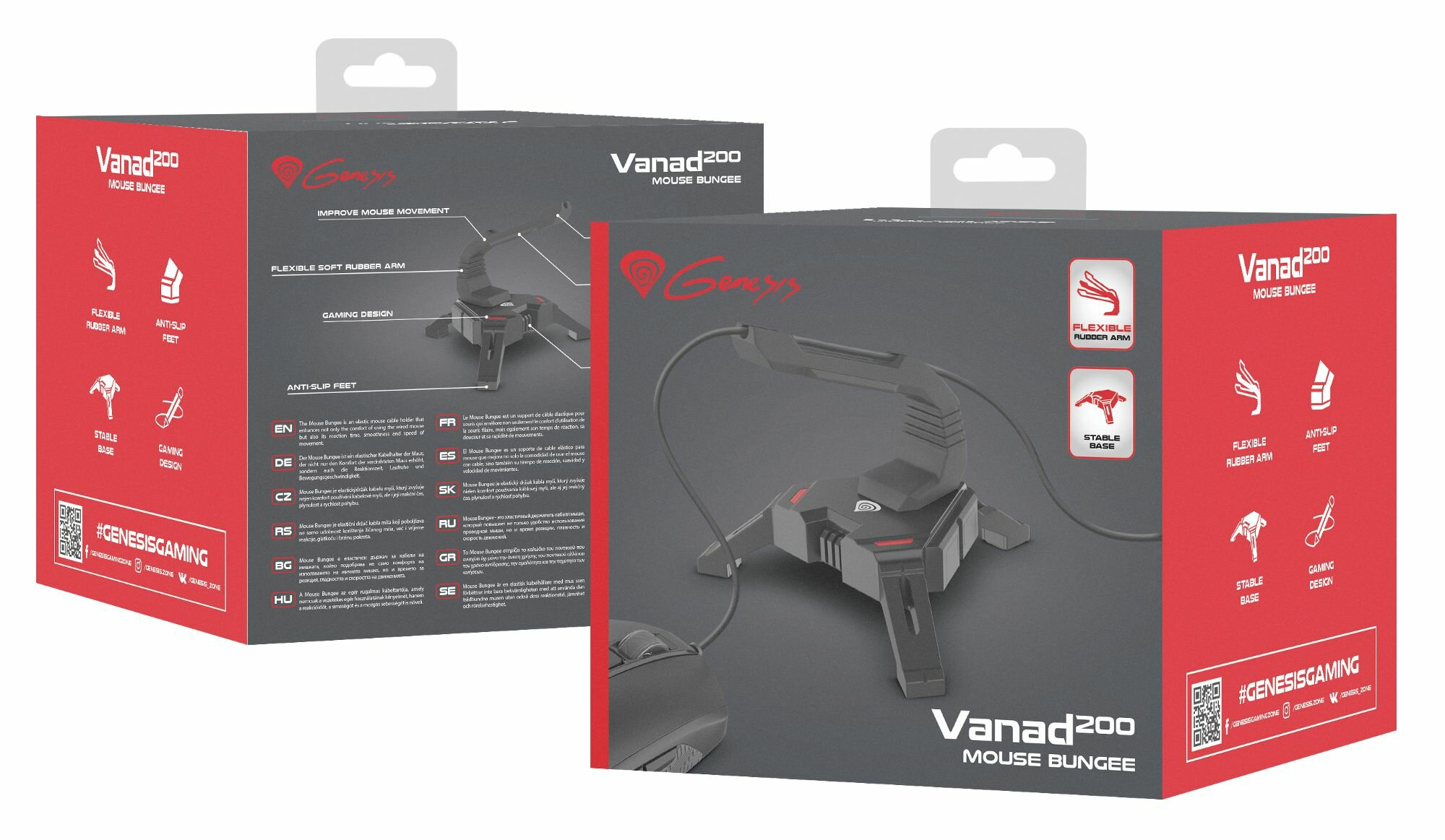 Uchwyt na kabel myszy GENESIS Vanad 200