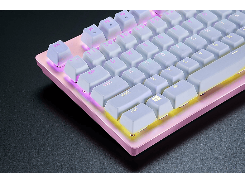 Nakładki na klawisze RAZER PBT Keycap Upgrade Set Mercury Biały RC21-01490200-R3M1 – zdjęcie 2