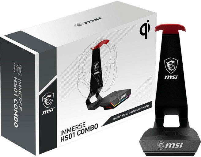 Stojak na słuchawki MSI Immerse HS01 Combo
