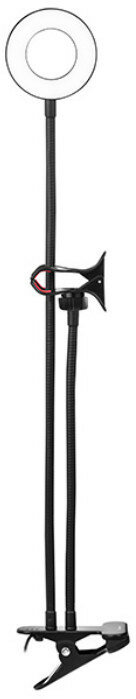 Lampa TRACER RING 8.5 cm 48 LED z uchwytem na telefon