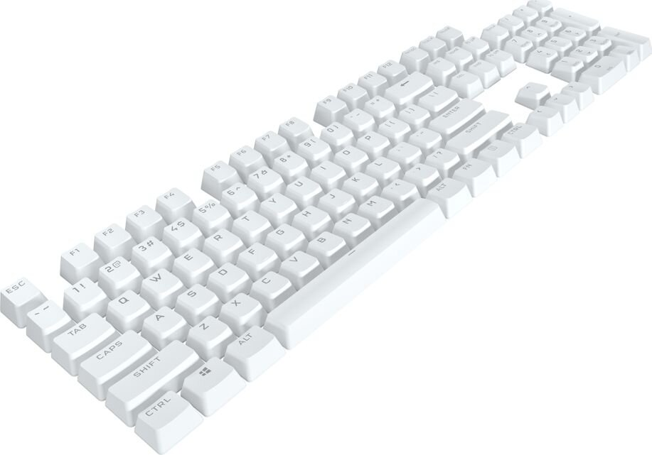 Nakładki na klawisze CORSAIR PBT Double-shot Pro Keycaps Biały