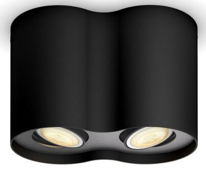 Kinkiet PHILIPS HUE White ambiance Pillar (czarny, podwójny)