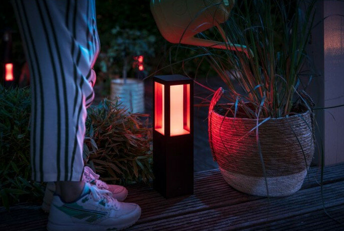 Lampa stojąca zewnętrzna PHILIPS HUE White and color ambiance Impress (mała)