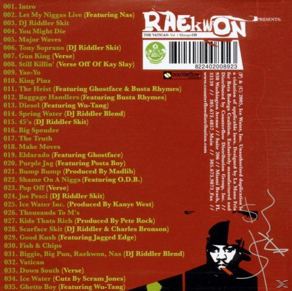 Raekwon album borítója szöveggel és logóval.