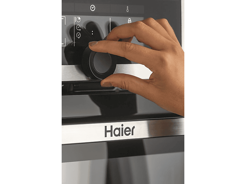 HAIER HWO60SM2F3XH Wi-Fi + Bluetooth Bağlantılı Ankastre Fırın Siyah_3