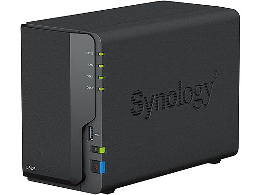 SYNOLOGY DS223 - NAS DiskStation (HDD, 2 TB, Noir)