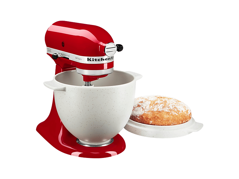 Bol En Céramique Doré KitchenAid 4,7 L – Compatible Robots à Tête Inclinable 4,3L à 4,8L, Résistant Micro-Ondes & Four