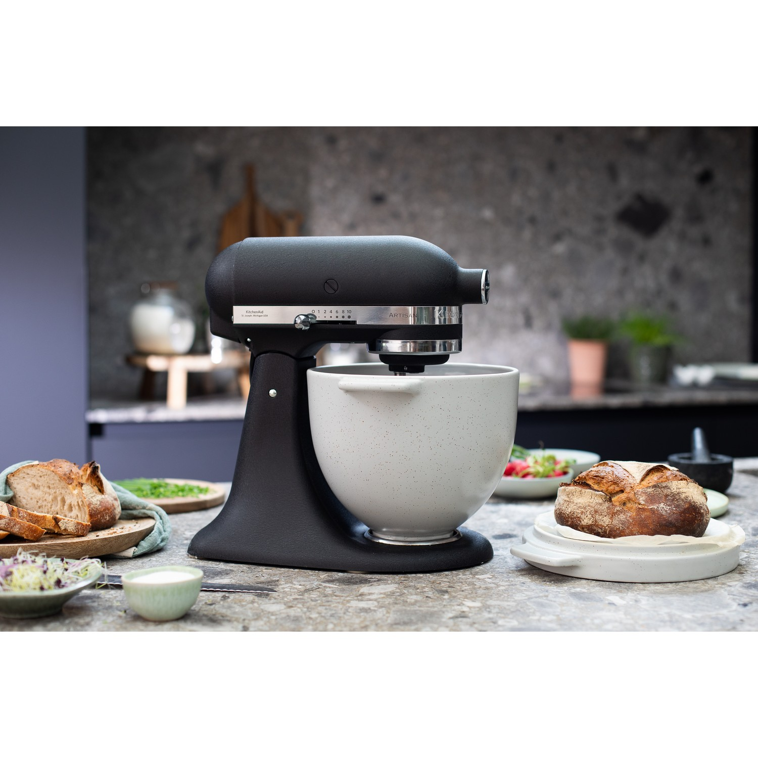 KITCHENAID Bol à pain en céramique pour robot de cuisine (5KSM2CB5BGS)