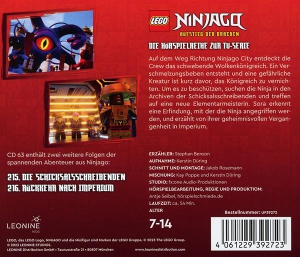 CD-Hülle mit Text und Bildern. Text auf Deutsch, Bilder von Zeichentrickfiguren.