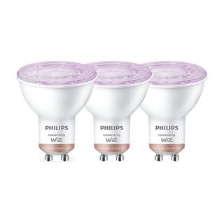 Bombilla inteligente - Philips Smart LED Foco 50 W PAR16 GU10 x3, 3 unidades, Full Color