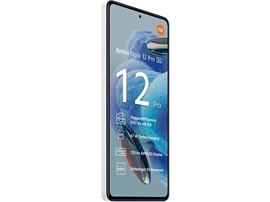 XIAOMI Redmi Note 12 Pro 5G - Smartphone (6.67 ", 128 GB, Bianco polare)