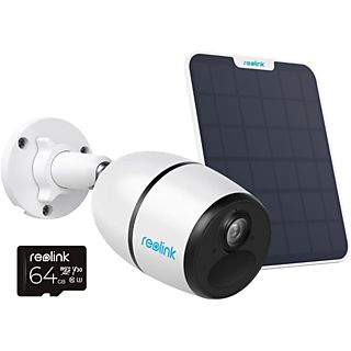 REOLINK Go Plus incluso pannello solare 2 + Micro SD da 64 GB - Telecamera di sorveglianza (Full-HD, 2560 x 1440 pixel)