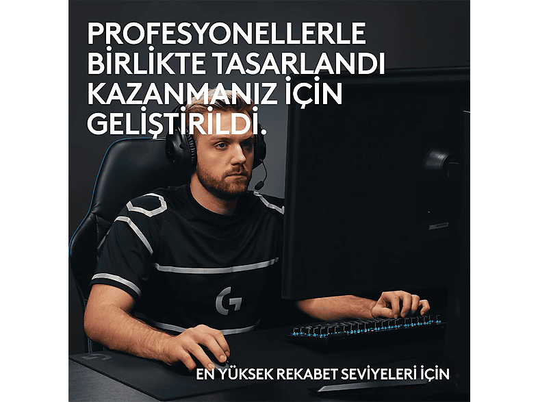 LOGITECH G PRO X TKL LIGHTSPEED Kablosuz Oyuncu Klavyesi (İNG Tuş Dizimi) Tactile - Siyah_1