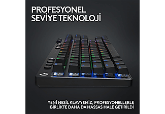 LOGITECH G PRO X TKL LIGHTSPEED Kablosuz Oyuncu Klavyesi (İNG Tuş Dizimi) Tactile - Siyah_5