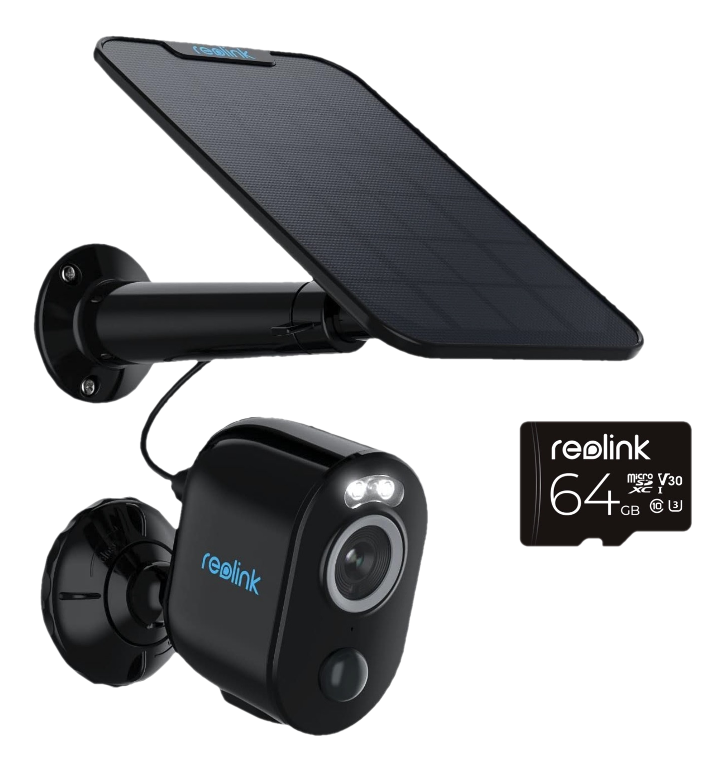 REOLINK Argus 3 Pro incluso pannello solare 2 e Micro SD da 64 GB - Telecamera di sorveglianza (DCI 2K, 2560x1440)