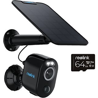 REOLINK Argus 3 Pro avec panneau solaire 2 et Micro SD 64 Go - Caméra de surveillance (DCI 2K, 2560x1440)