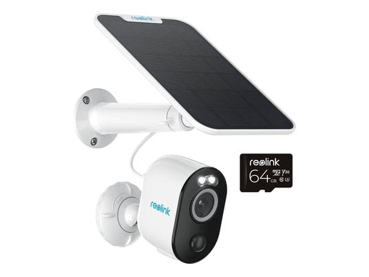 REOLINK Argus 3 Pro Solarpanel + scheda micro SD - telecamera di sorveglianza (DCI 2K, 2560x1440)