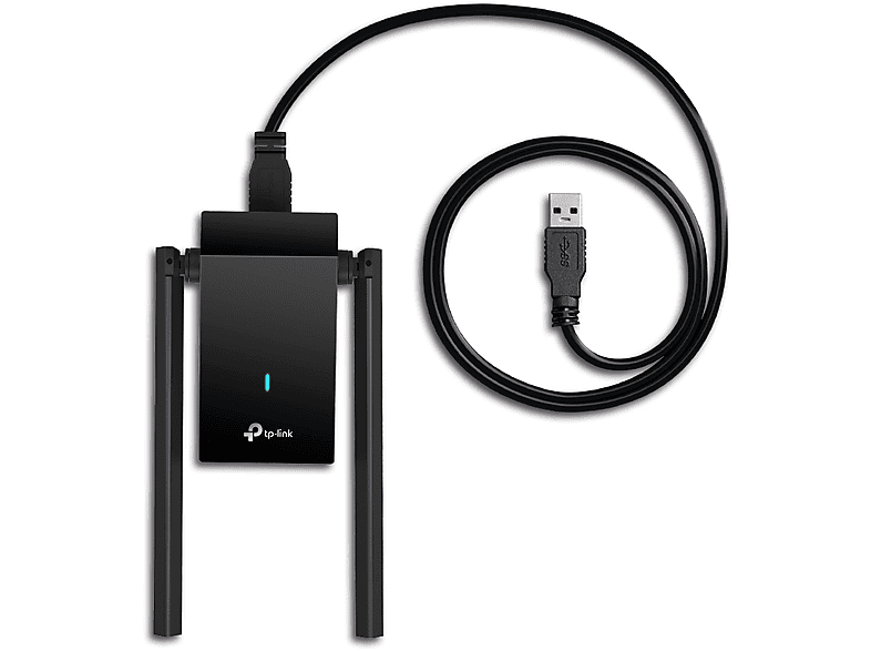 TP-LINK Archer TX20U Plus Drahtloser USB-Adapter (AX1800), 1800 Mbit/s, Wi-Fi 6, OFDMA , USB 3.0, Schwarz; WLAN Antenne — Foto 2 von 5
