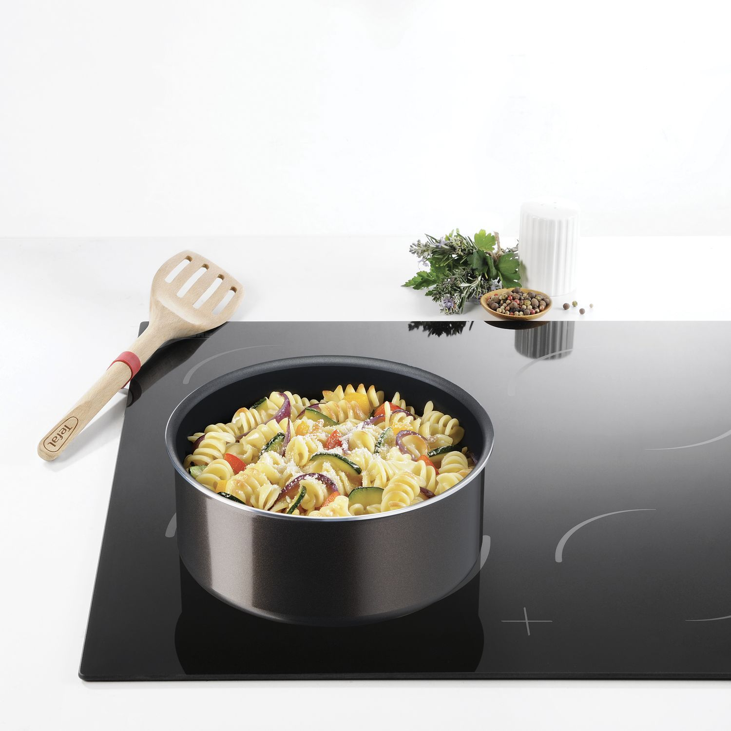 Tefal Set de 3 casseroles Ingenio 5 inox + poignée au meilleur prix