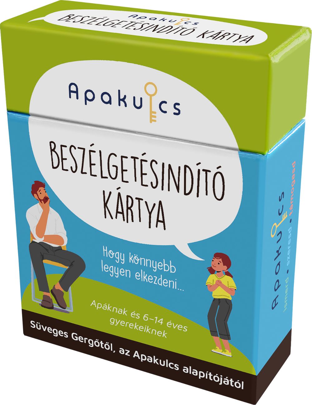 Süveges Gergő - Apakulcs Beszélgetésindító kártya