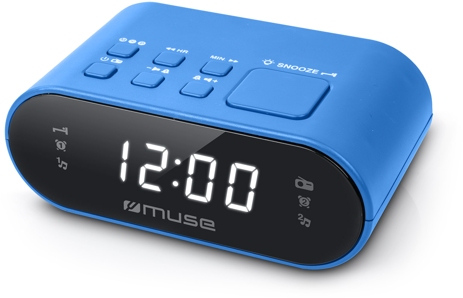 MUSE M-10 BL órásrádió, kék