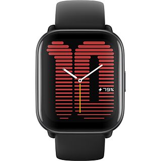 Smartwatch - Amazfit Active, 1.75" HD AMOLED, 155-210 mm, 5 ATM, Bluetooth, Hasta 14 días, Midnight Black