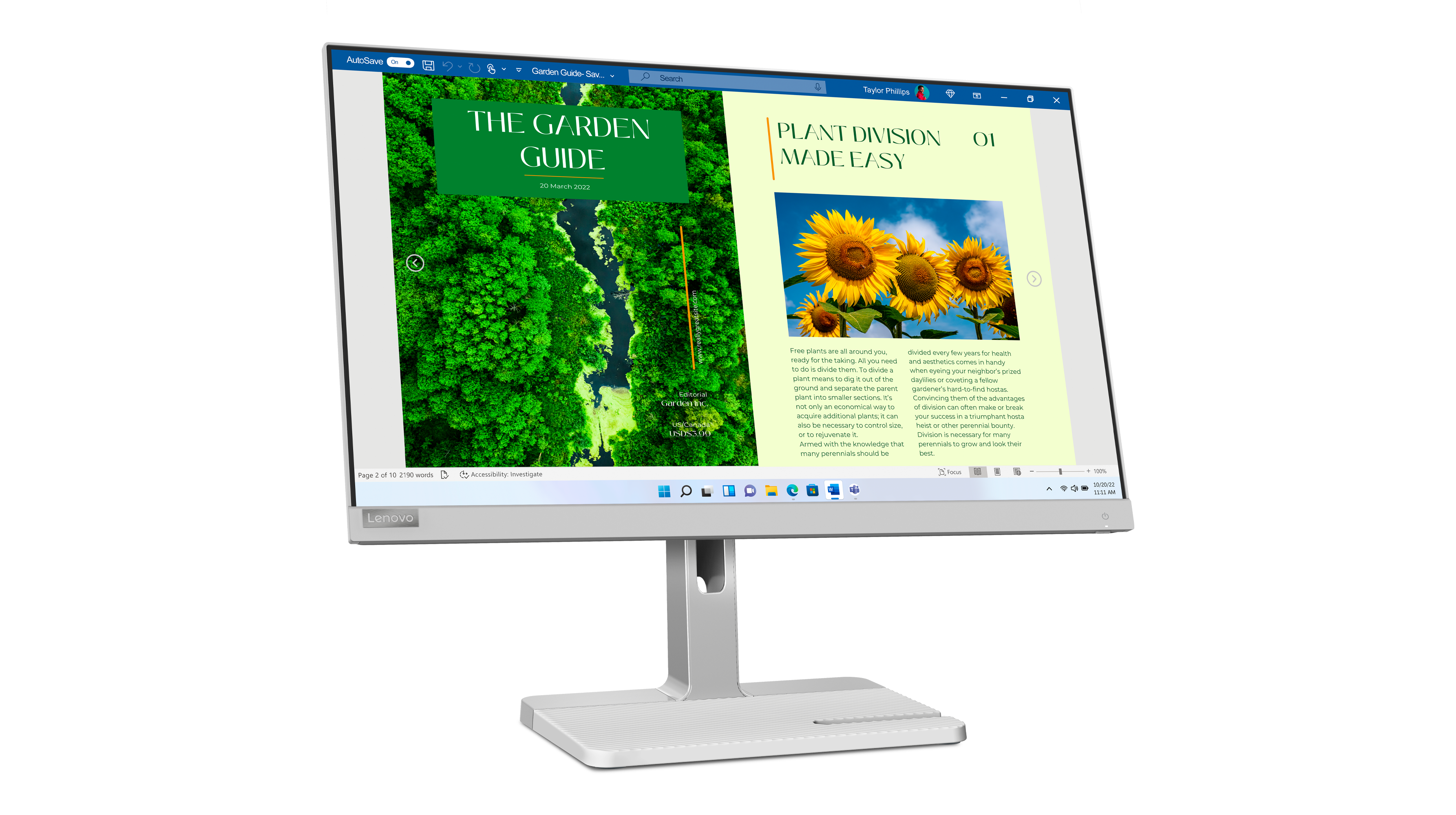 Monitor - Lenovo Lenovo L24m-40, 23.8", Full HD, 4 ms, 100 Hz, HDMI, Altavoces integrados, Gris