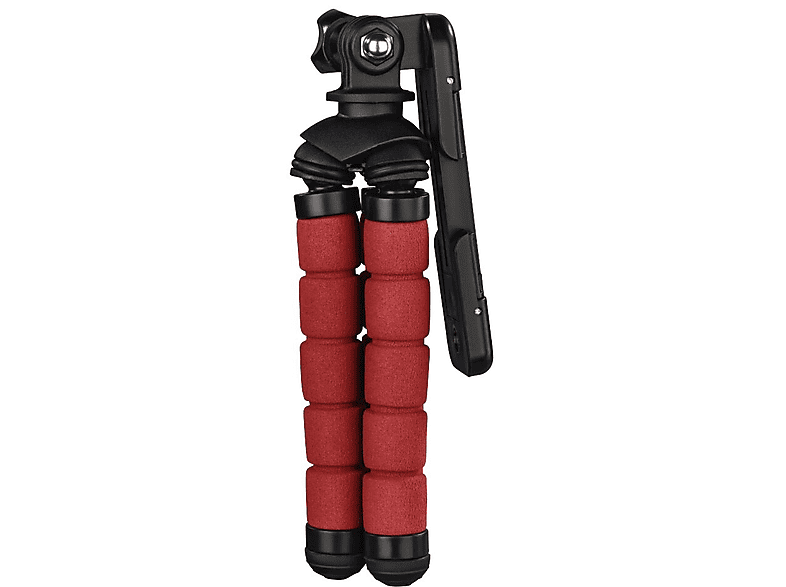 Statyw HAMA mini Flex 2w1 14cm Czerwony – zdjęcie 2