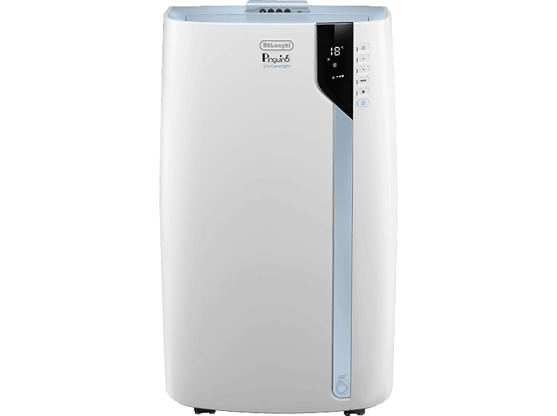 DELONGHI Pinguino PAC EX UV-Carelight Klimagerät Weiß (Max. Raumgröße: 120 m³, EEK: A)