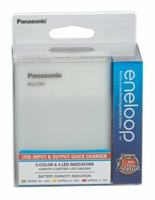 Ładowarka do akumulatorów PANASONIC Eneloop BQ-CC87USB