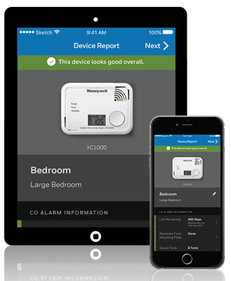 Czujnik tlenku węgla HONEYWELL XC100D z aplikacją