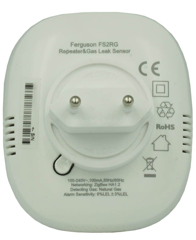 Czujnik gazu FERGUSON FS2RG Biały