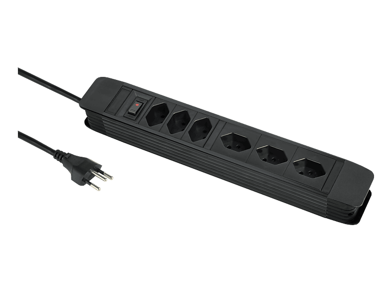 SCHOENENBERGER 810.6.5SZ - Steckdosenleiste (Schwarz)