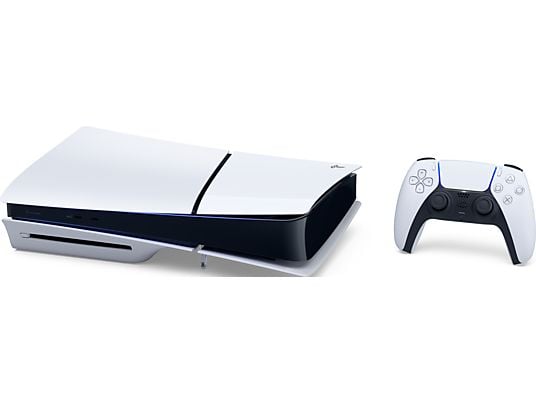 PlayStation 5 Slim - Console de jeu - blanc/noir