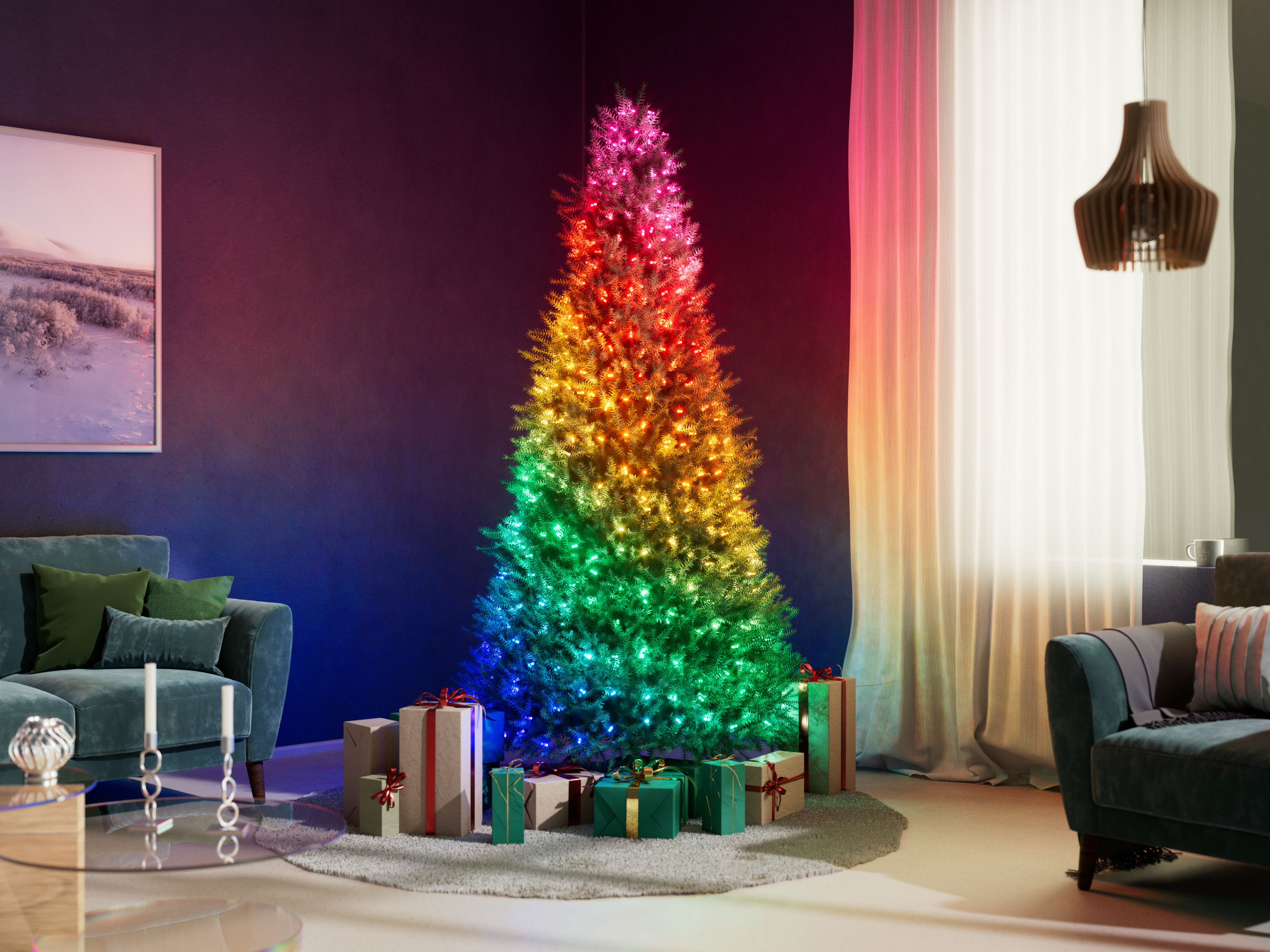 TWINKLY Candies Candles LED Lichterkette RGB 16 Mio. Farben