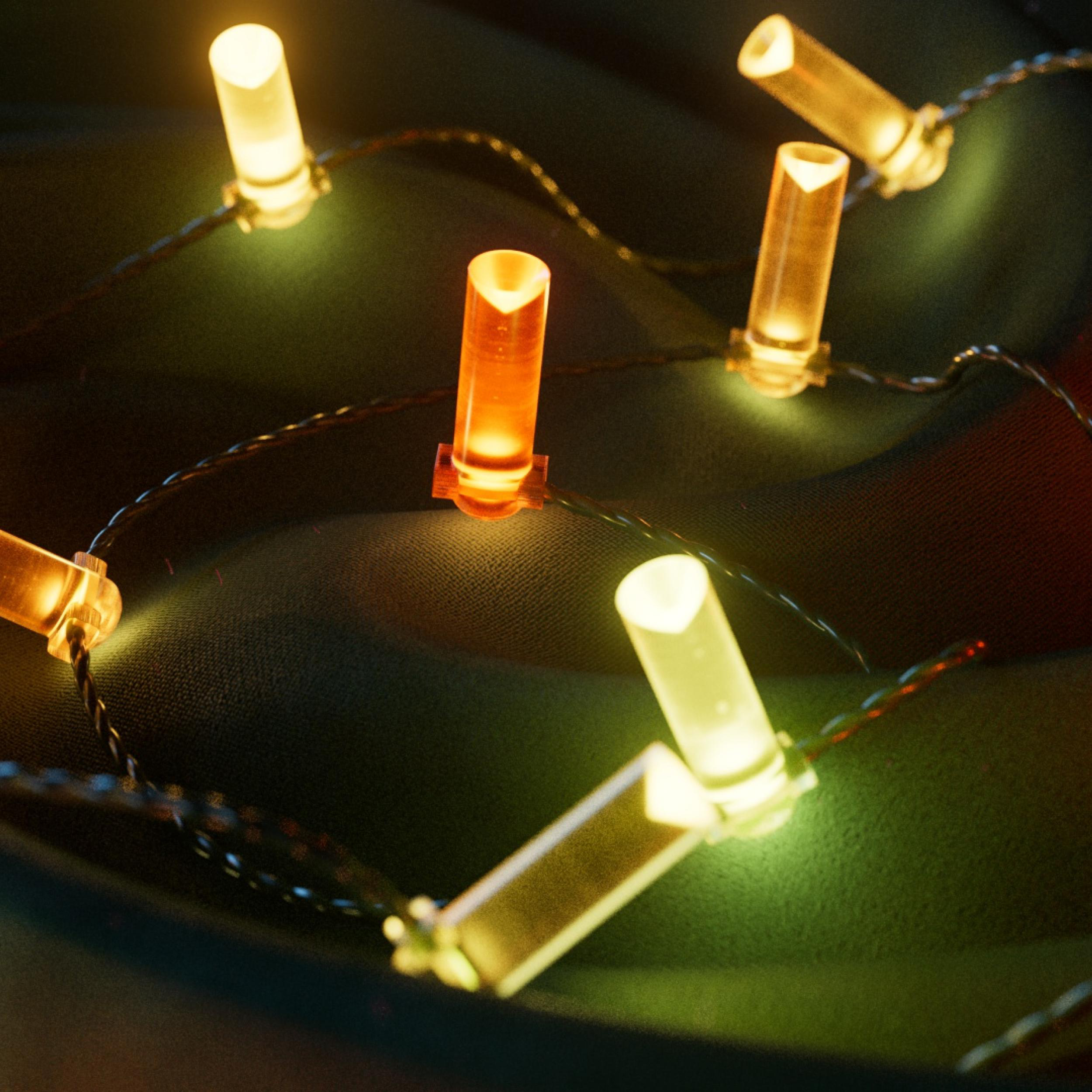TWINKLY Candies Candles LED Lichterkette RGB 16 Mio. Farben