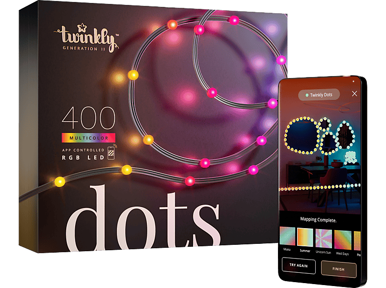 TWINKLY Dots LED Lichterkette RGB 16 Mio. Farben Deko & Party MediaMarkt