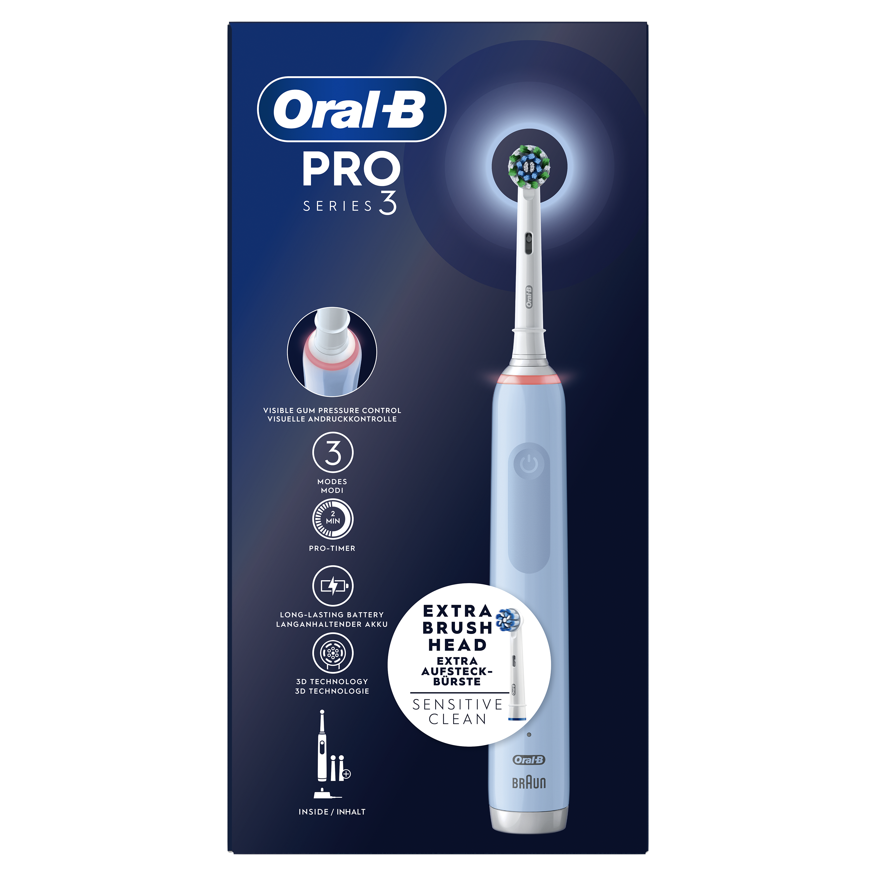 ORAL B Brosse à dents Pro 3 (3700)