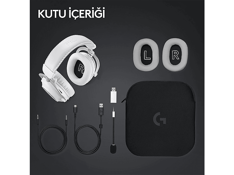 LOGITECH G PRO X 2 LIGHTSPEED Kablosuz Bluetooth Gaming Headset