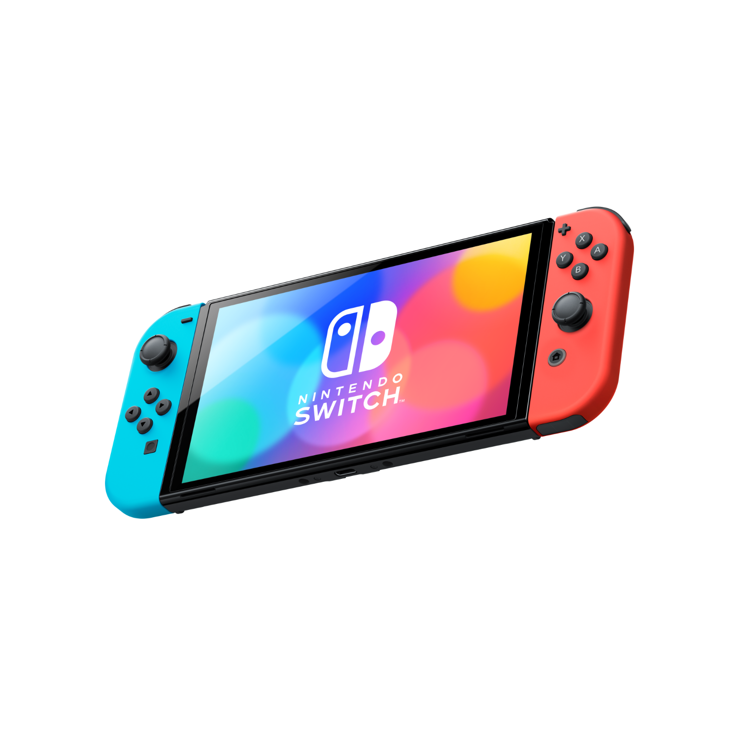 NINTENDO Switch OLED Rood/Blauw - Mario Kart 8 Deluxe + 3 maanden Nintendo Online