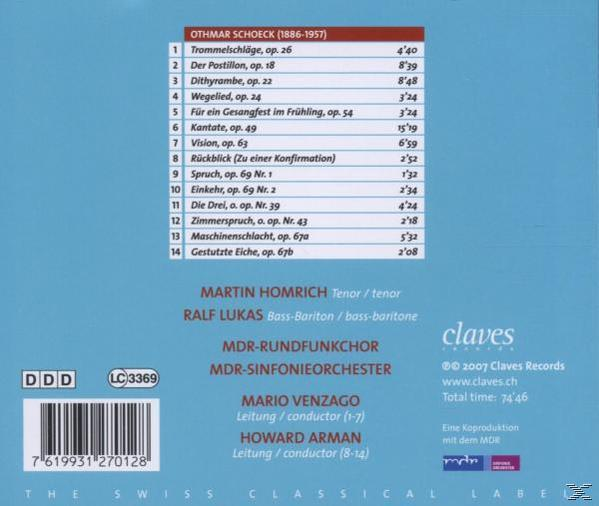 SINFOIEORCHESTER, MDR/RUNDFUNKCHOR, - Chorwerke  - (CD)